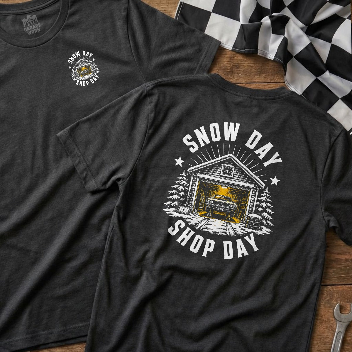 Dark Heather | Left Chest + Back (refreshed)