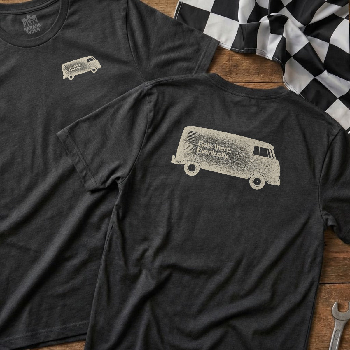 Dark Heather | Left Chest + Back (refreshed)