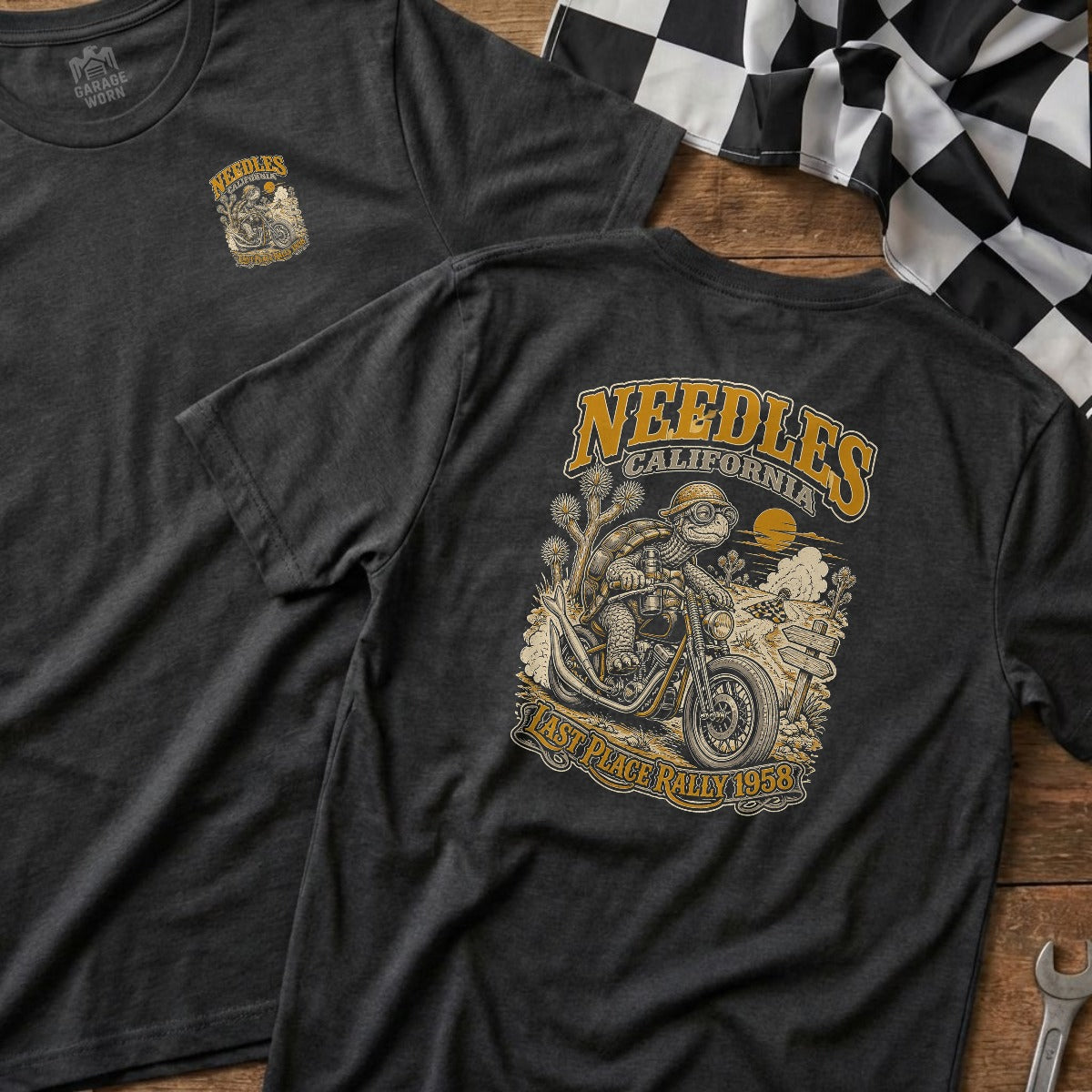 Dark Heather | Left Chest + Back (refreshed)