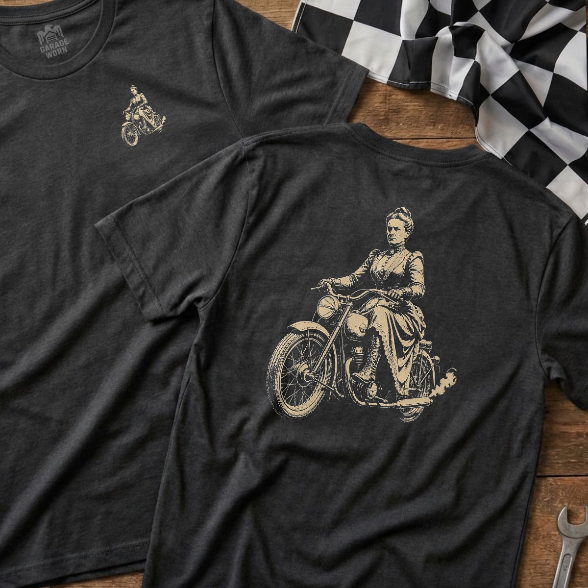 Dark Heather | Left Chest + Back (refreshed)
