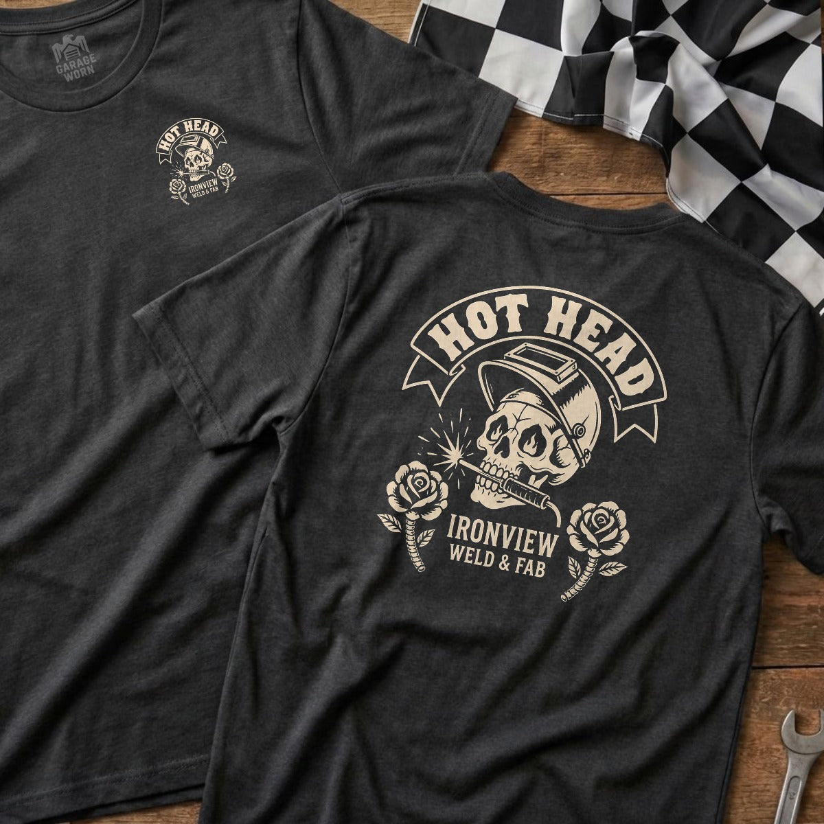 Dark Heather | Left Chest + Back (refreshed)