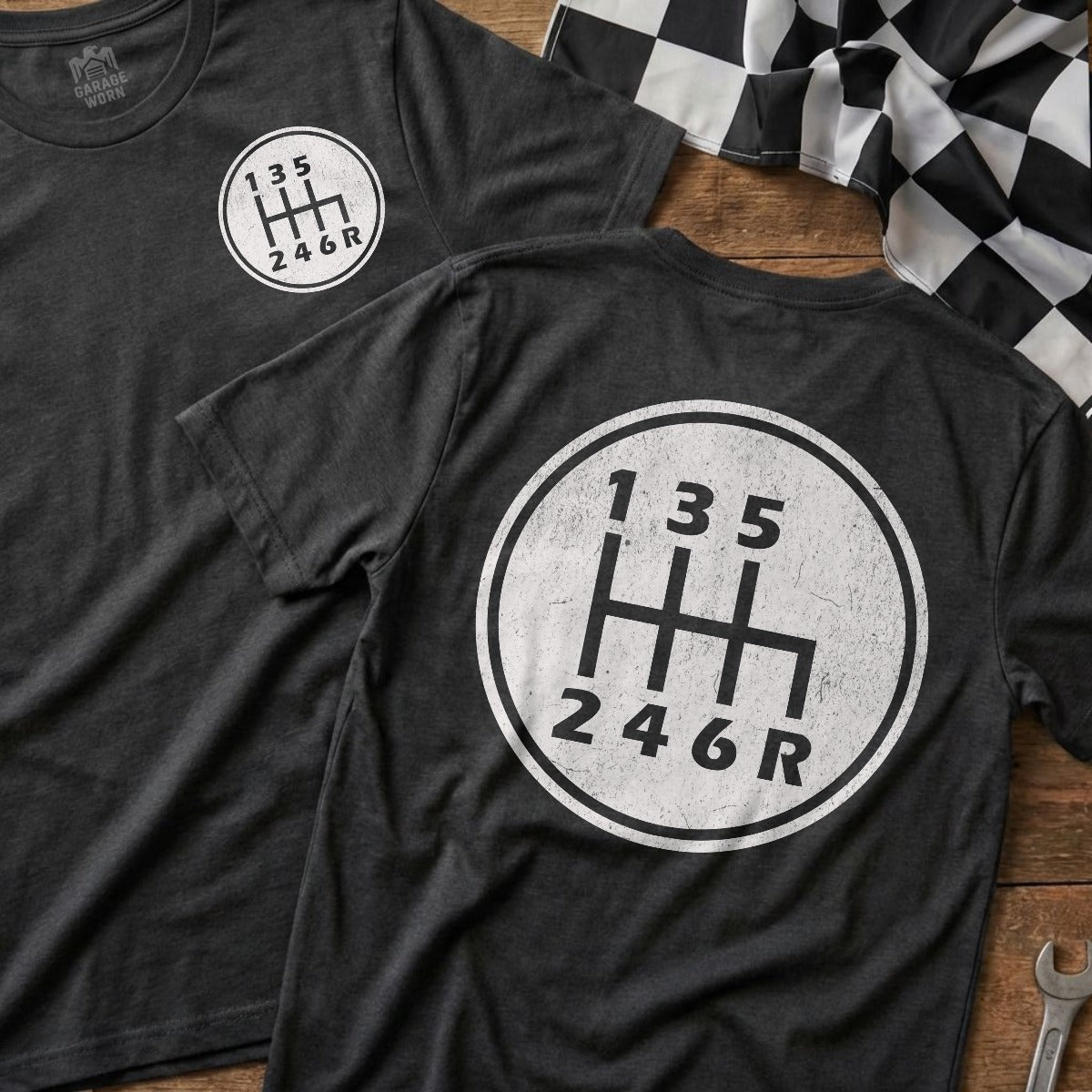 Dark Heather | Left Chest + Back (refreshed)