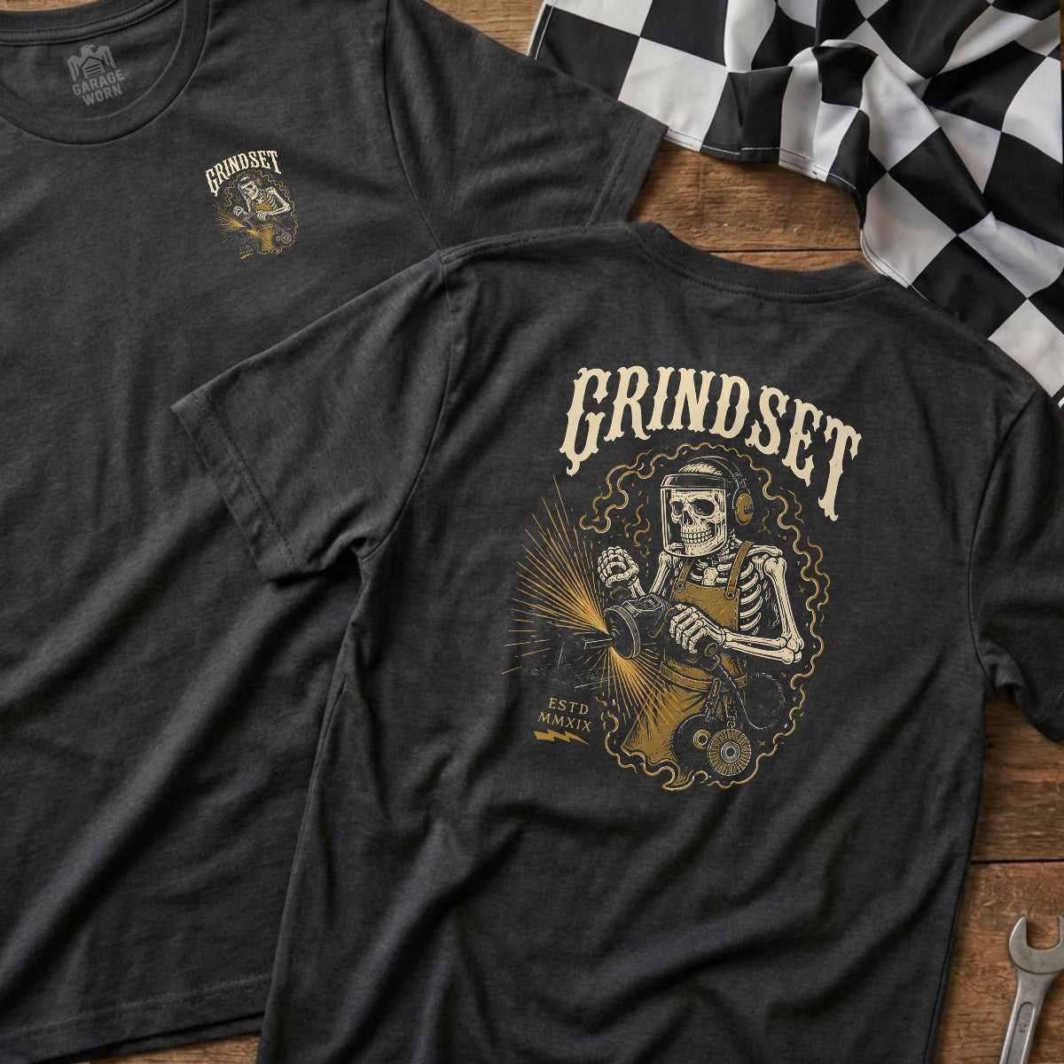 Dark Heather | Left Chest + Back (refreshed)