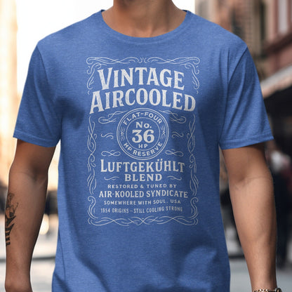 Vintage Aircooled Graphic Tees Flat Four No 36 Product
