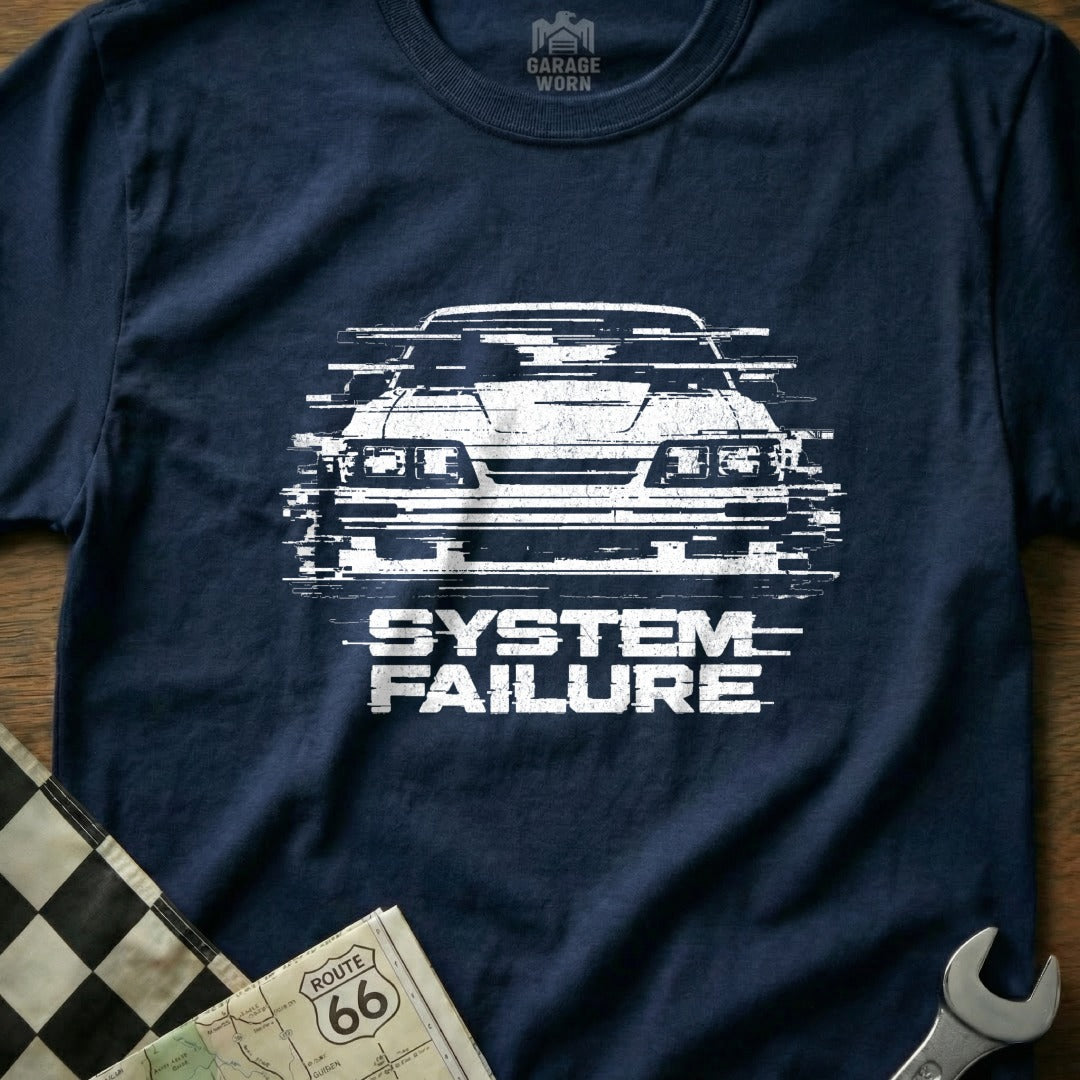 System Failure Graphic Tee for Car Enthusiasts