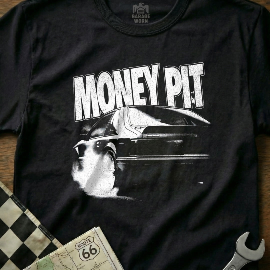 Money Pit Car Graphic Printed T-Shirt Product