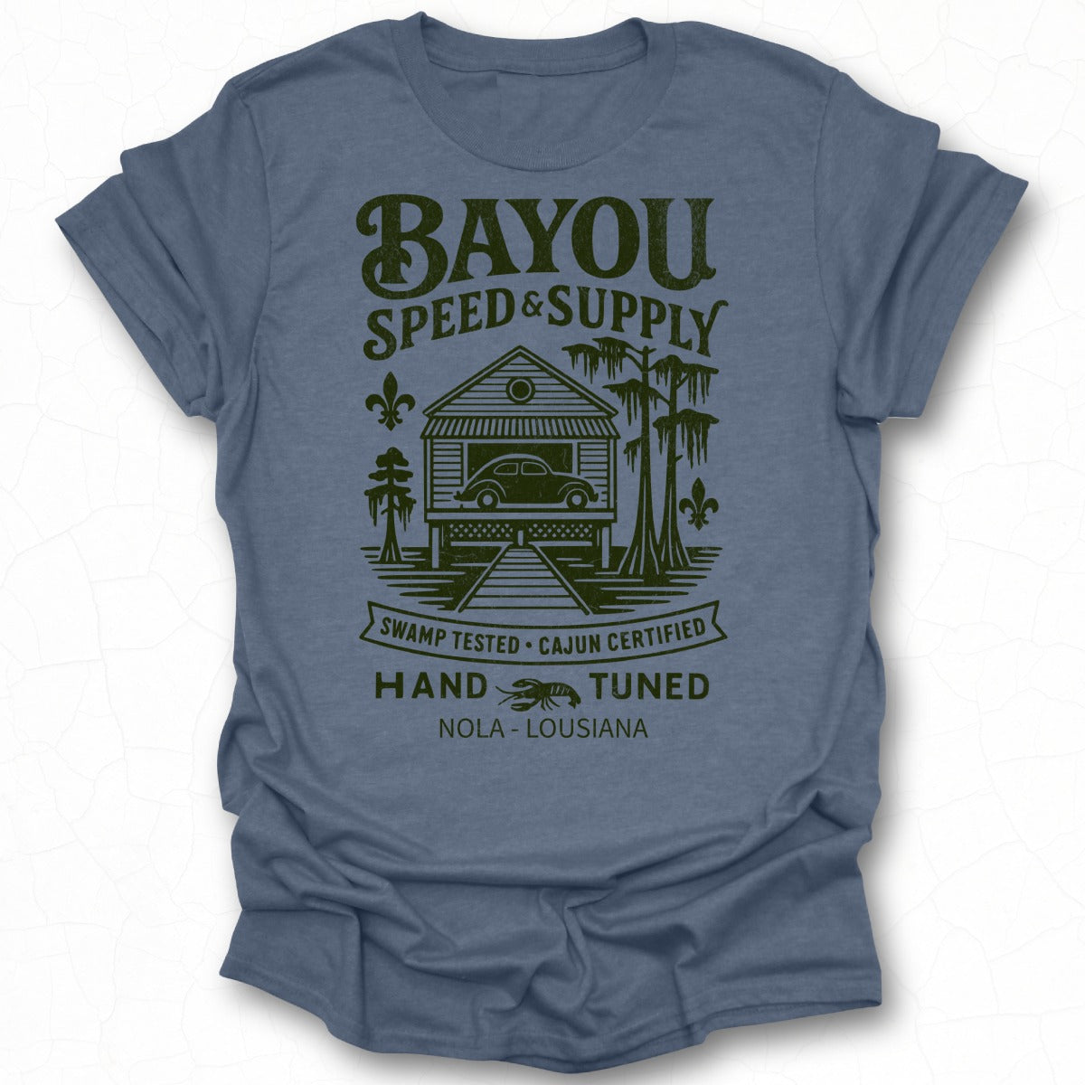 Bayou Speed and Supply Hand Tuned NOLA Louisiana T-Shirt