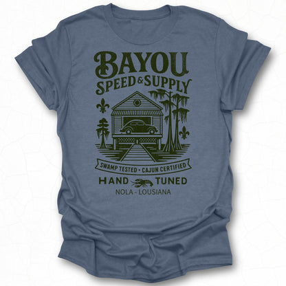 Bayou Speed and Supply Hand Tuned NOLA Louisiana T-Shirt