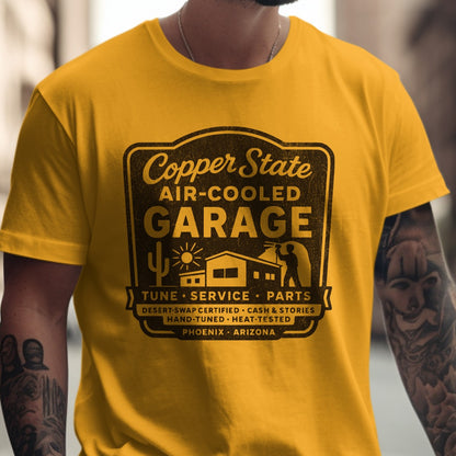 Copper State Air Cooled Garage Tune Service Parts Shirt