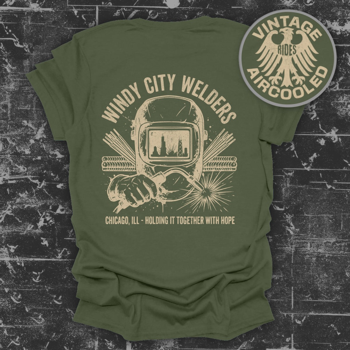 Windy City Welders Holding It Together With Hope T-shirt