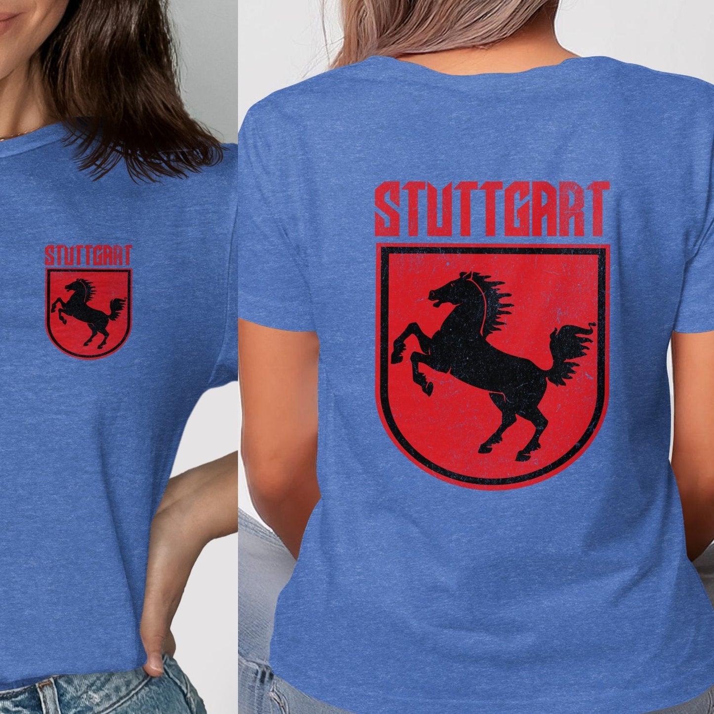 Stuttgart Horse Graphic Design T-shirt product type