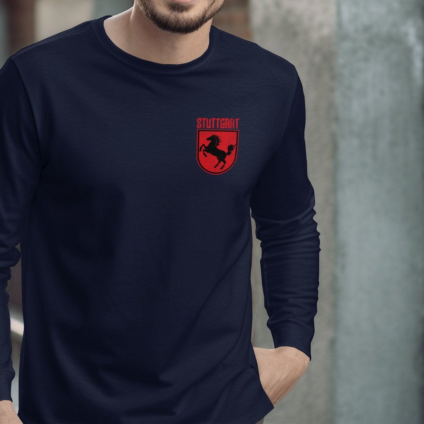 Stuttgart Logo Design Long Sleeve Shirt product type