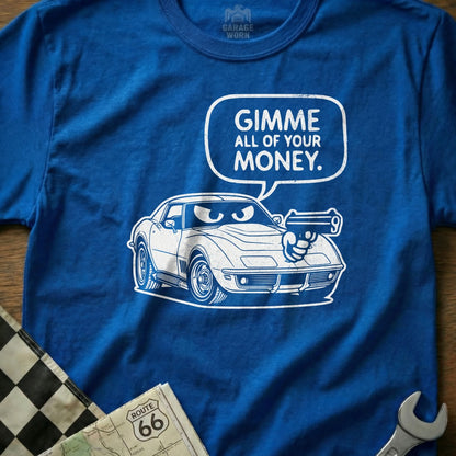 Angry Car Demands All Of Your Money Humorous product type