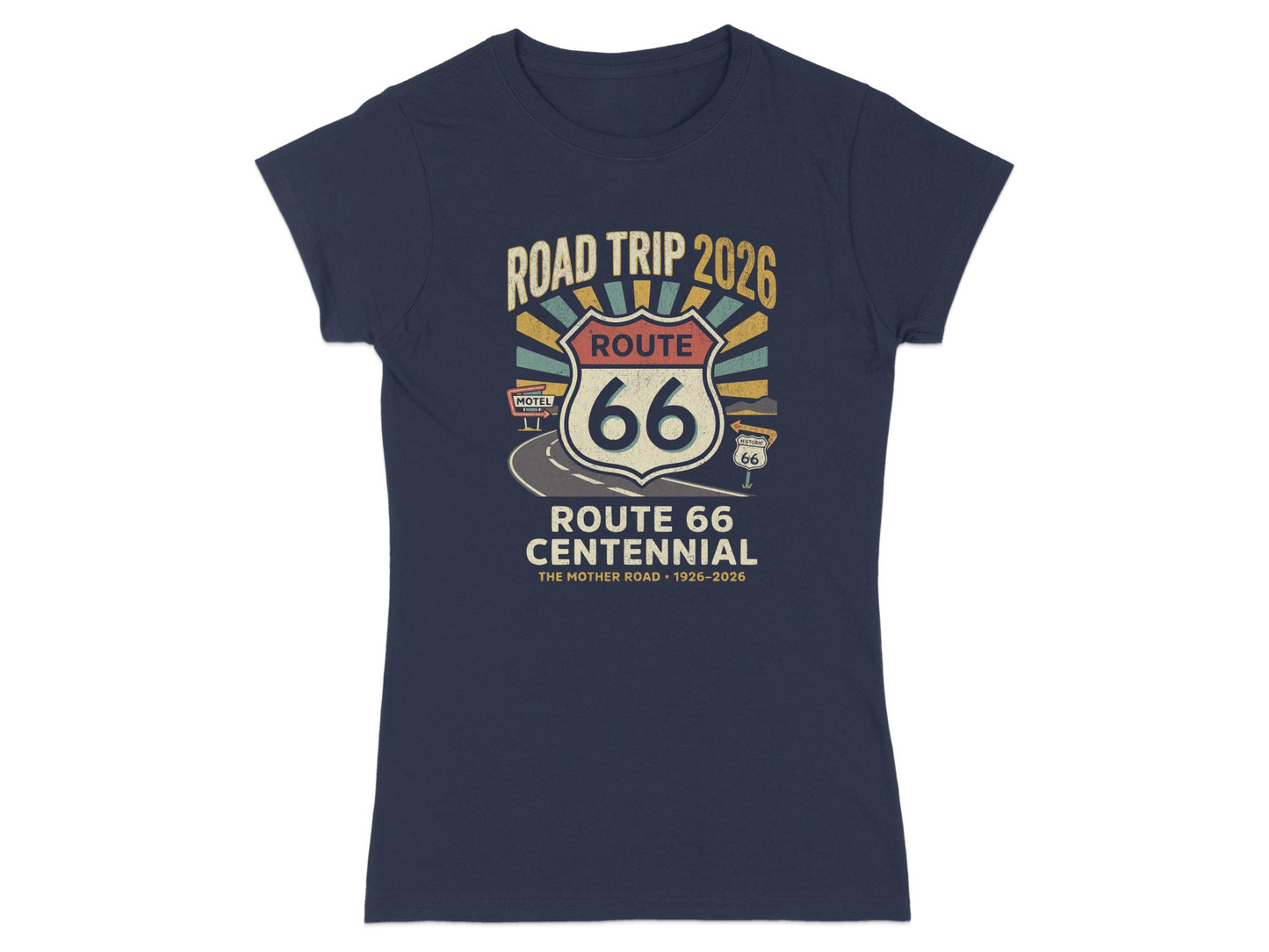 Route 66 Centennial 1926-2026 Road Trip 2026 t-shirt.