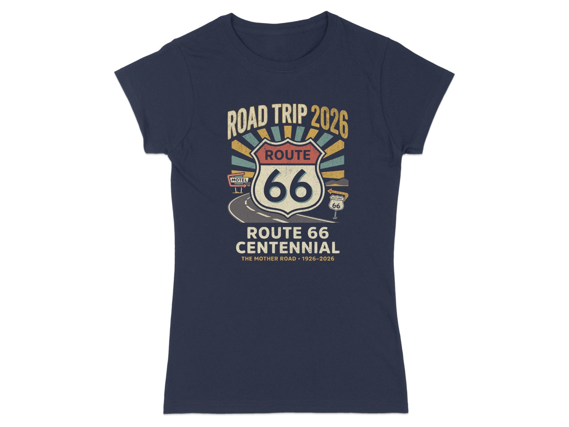 Route 66 Centennial 1926-2026 Road Trip 2026 t-shirt.