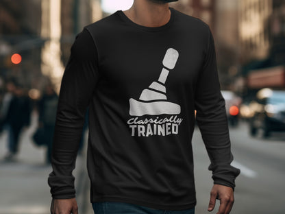 Classically Trained Graphic Long Sleeve Shirt