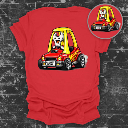 Almost Done Car Flame Design Graphic Product