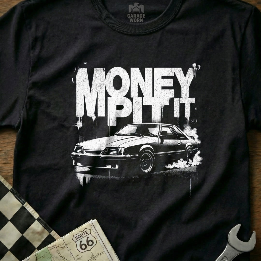 MONEY PIT Classic Car Graphic Tee ShirtProduct