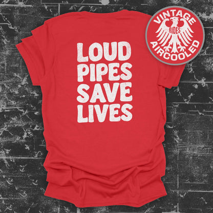 Loud Pipes Save Lives Vintage Rides Aircooled Shirt