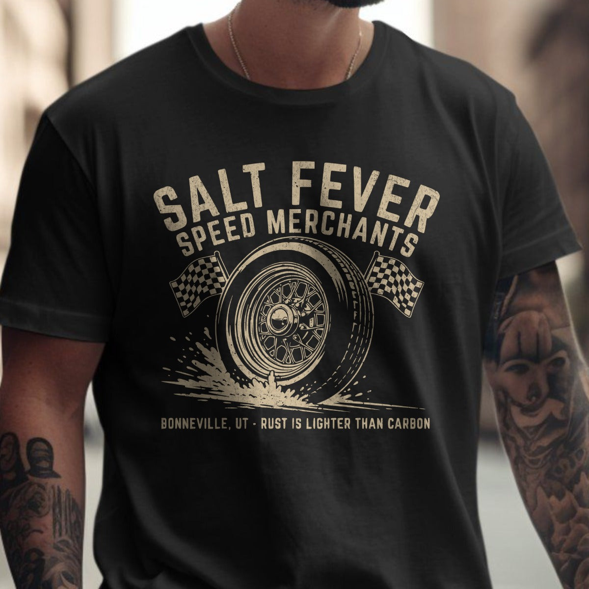 Salt Fever Speed Merchants T-Shirt Bonneville UT