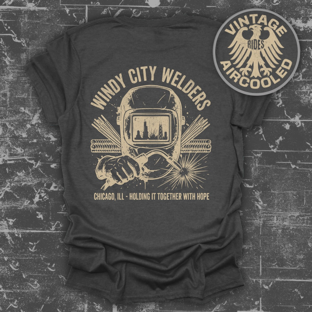 Windy City Welders Vintage Rides Aircooled T-shirt