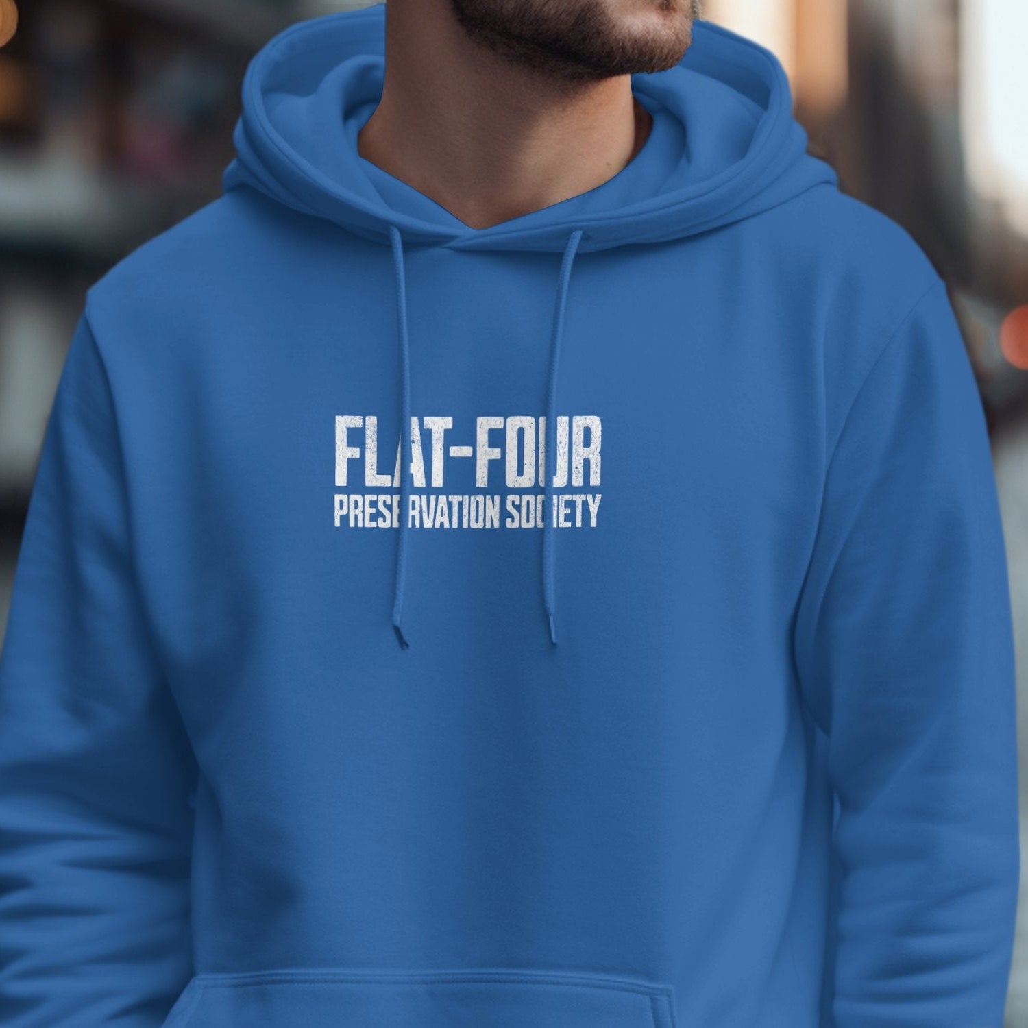 Flat-Four Preservation Society Blue Hoodie product