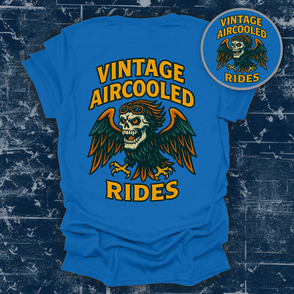 Vintage Aircooled Rides Skull Graphic product