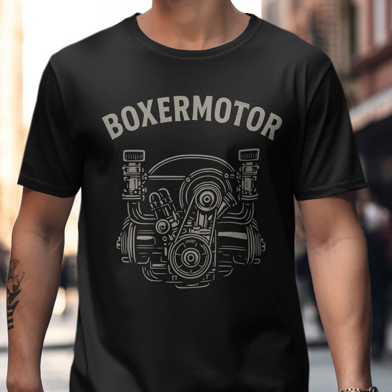 Boxermotor Engine Graphic Design T-Shirt product type