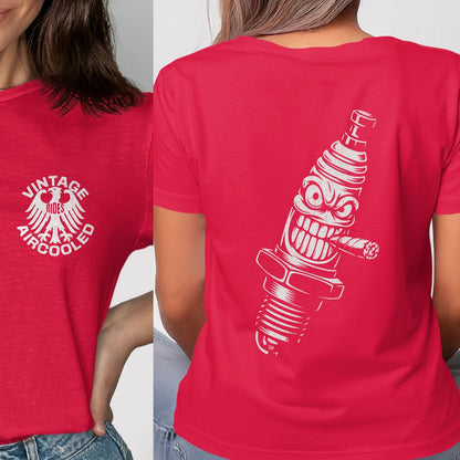 Vintage Aircooled Spark Plug Graphic Tee product type