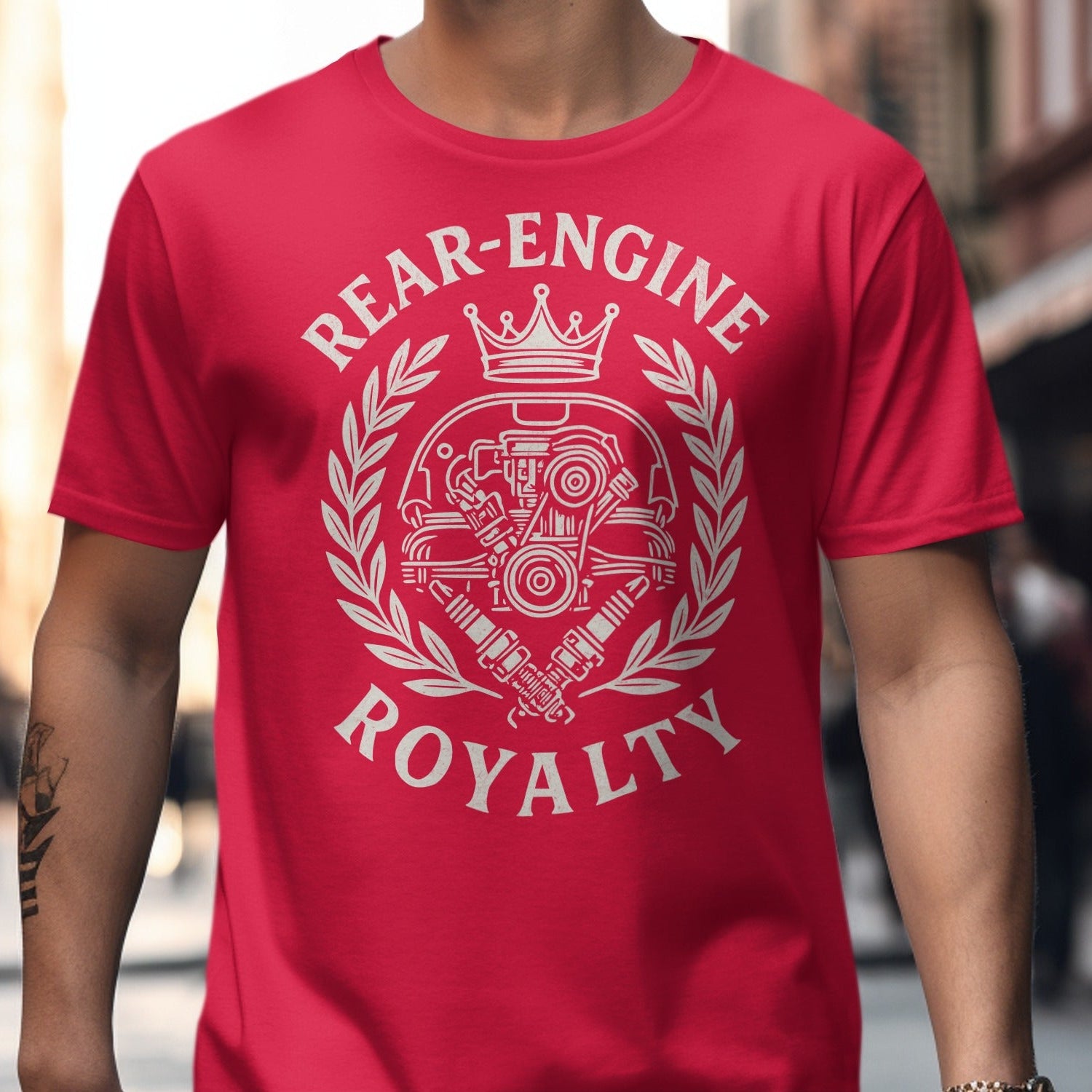 Rear-Engine Royalty Graphic Crewneck product