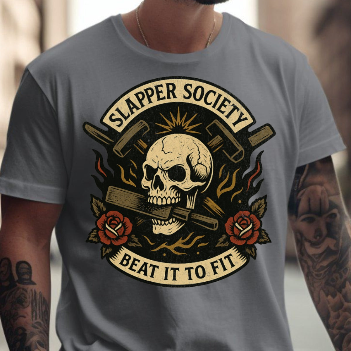 Slapper Society Beat It To Fit Skull design product type