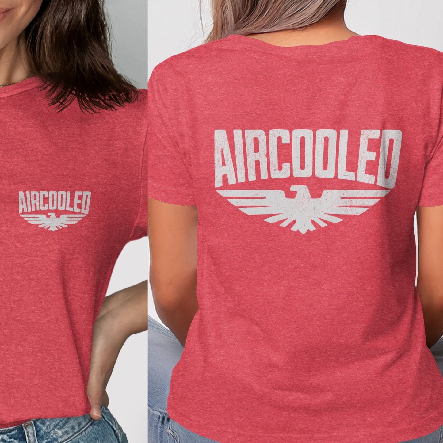 Aircooled Eagle Graphic Red T-shirt product type