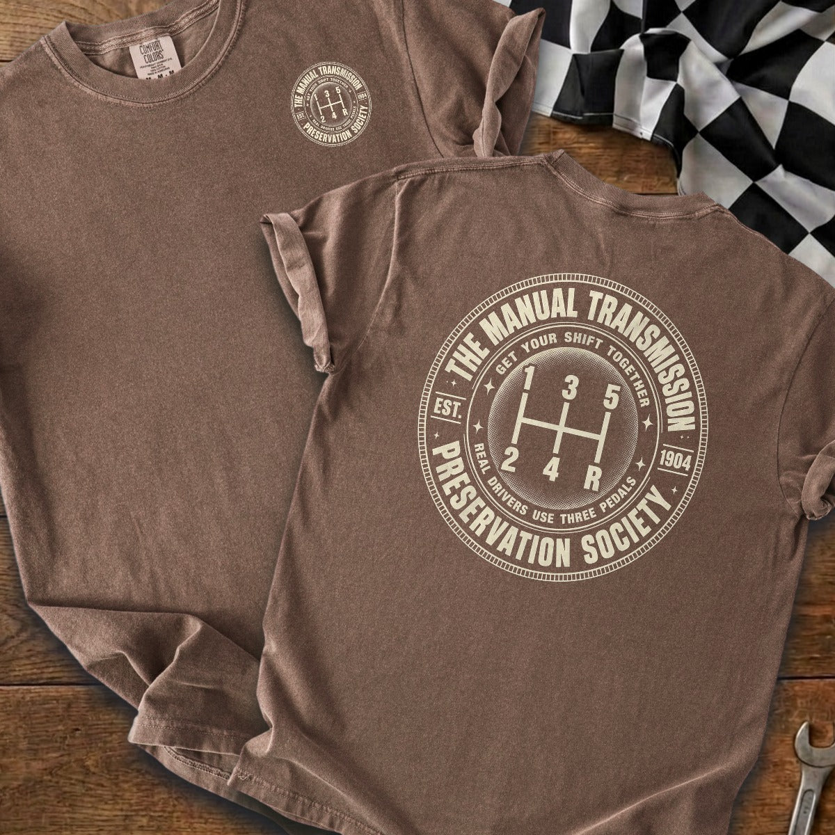 Espresso | Left Chest + Back