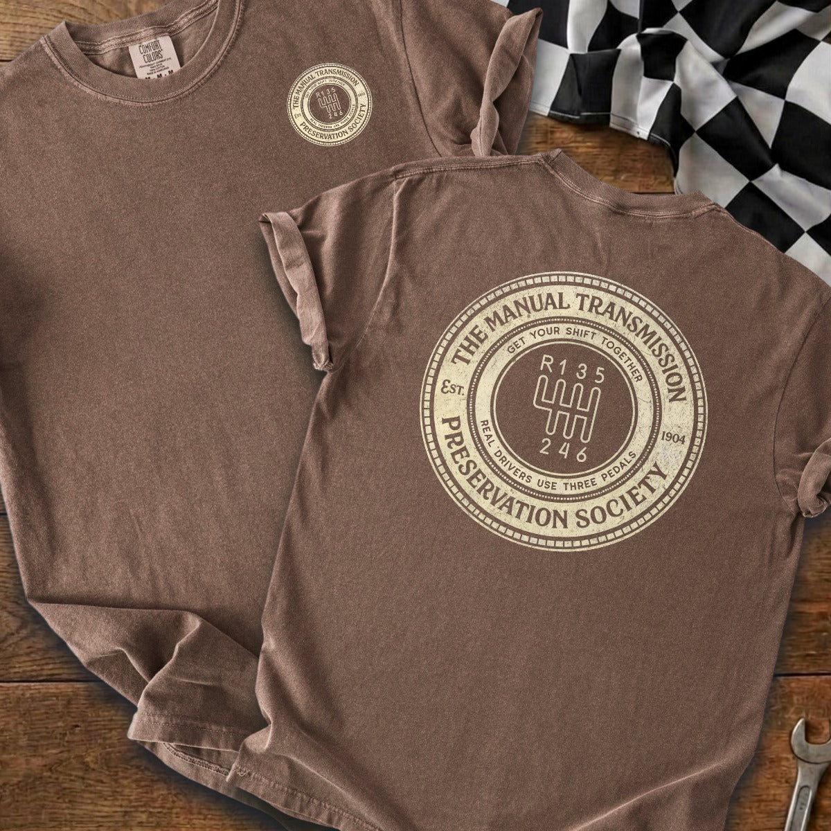Espresso | Left Chest + Back