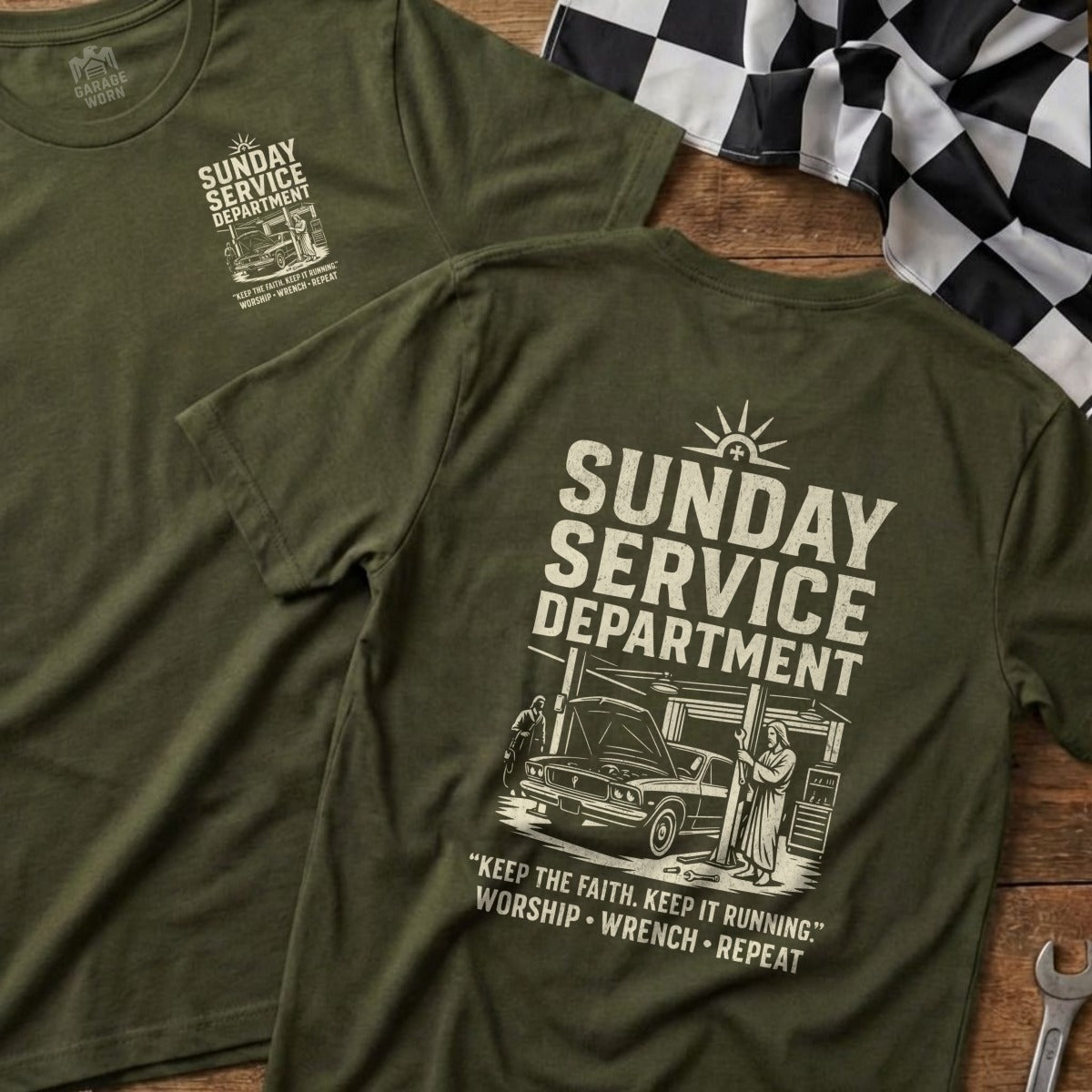 Sunday Service Department Keep the Faith Keep It Running product type