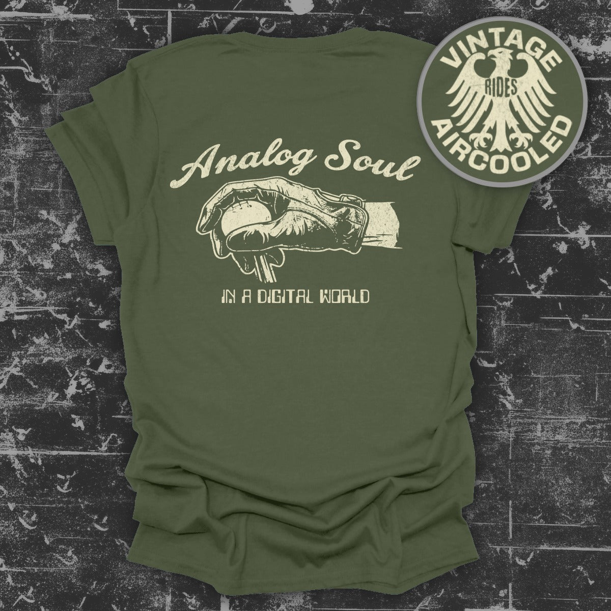 Analog Soul in a Digital World Graphic T-Shirt