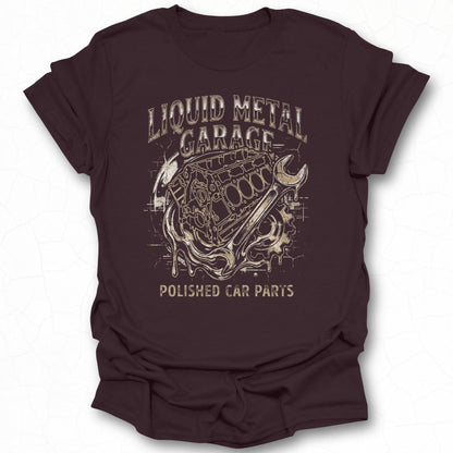 Liquid Metal Garage Polished Car Parts T-Shirt