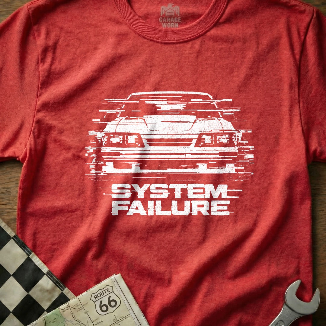 System Failure Graphic Print T-Shirt Design