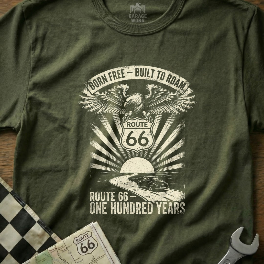 BORN FREE - BUILT TO ROAM ROUTE 66 ONE HUNDRED YEARS product type