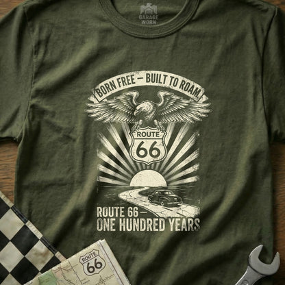 BORN FREE - BUILT TO ROAM ROUTE 66 ONE HUNDRED YEARS product type