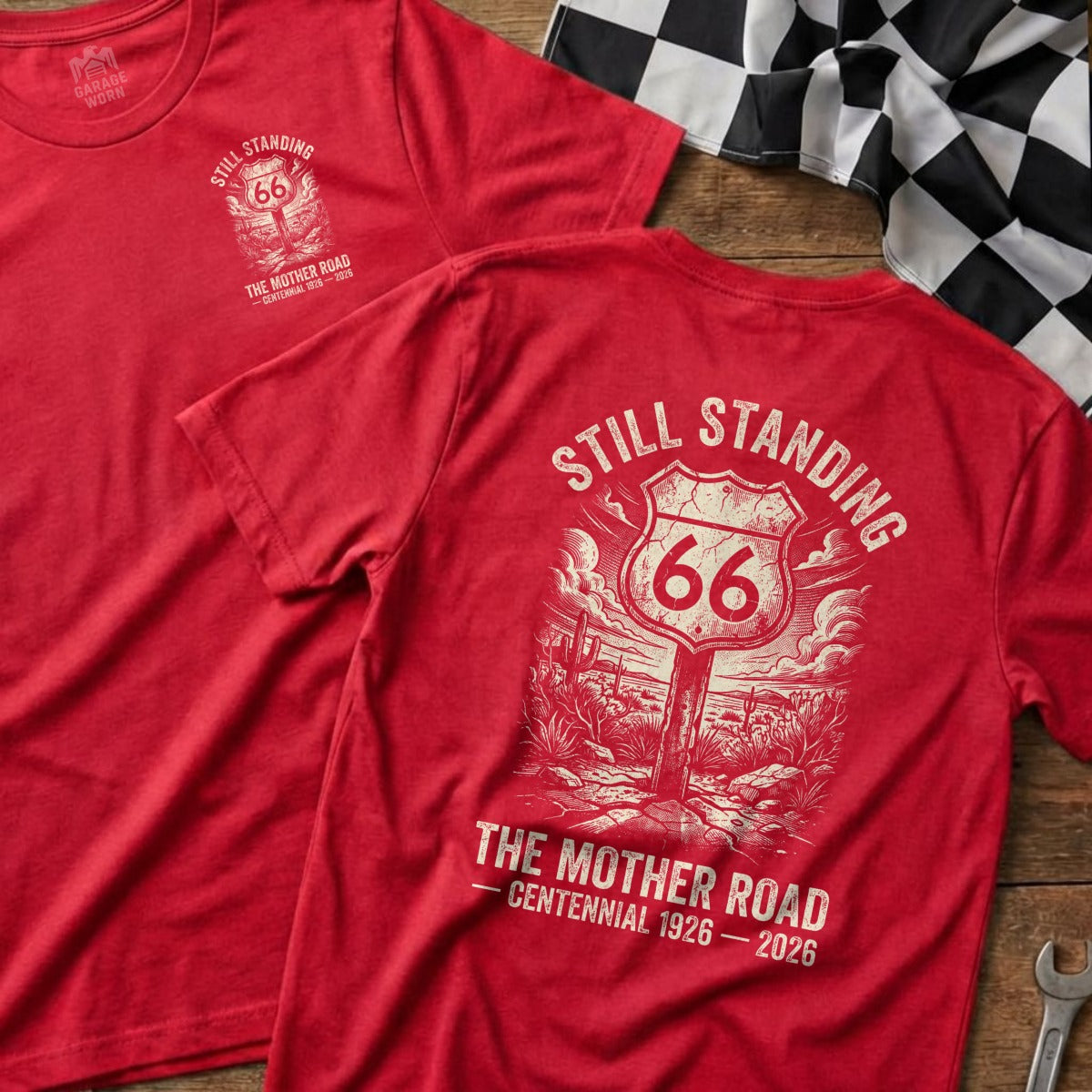 Still Standing 66 The Mother Road Centennial T-shirt