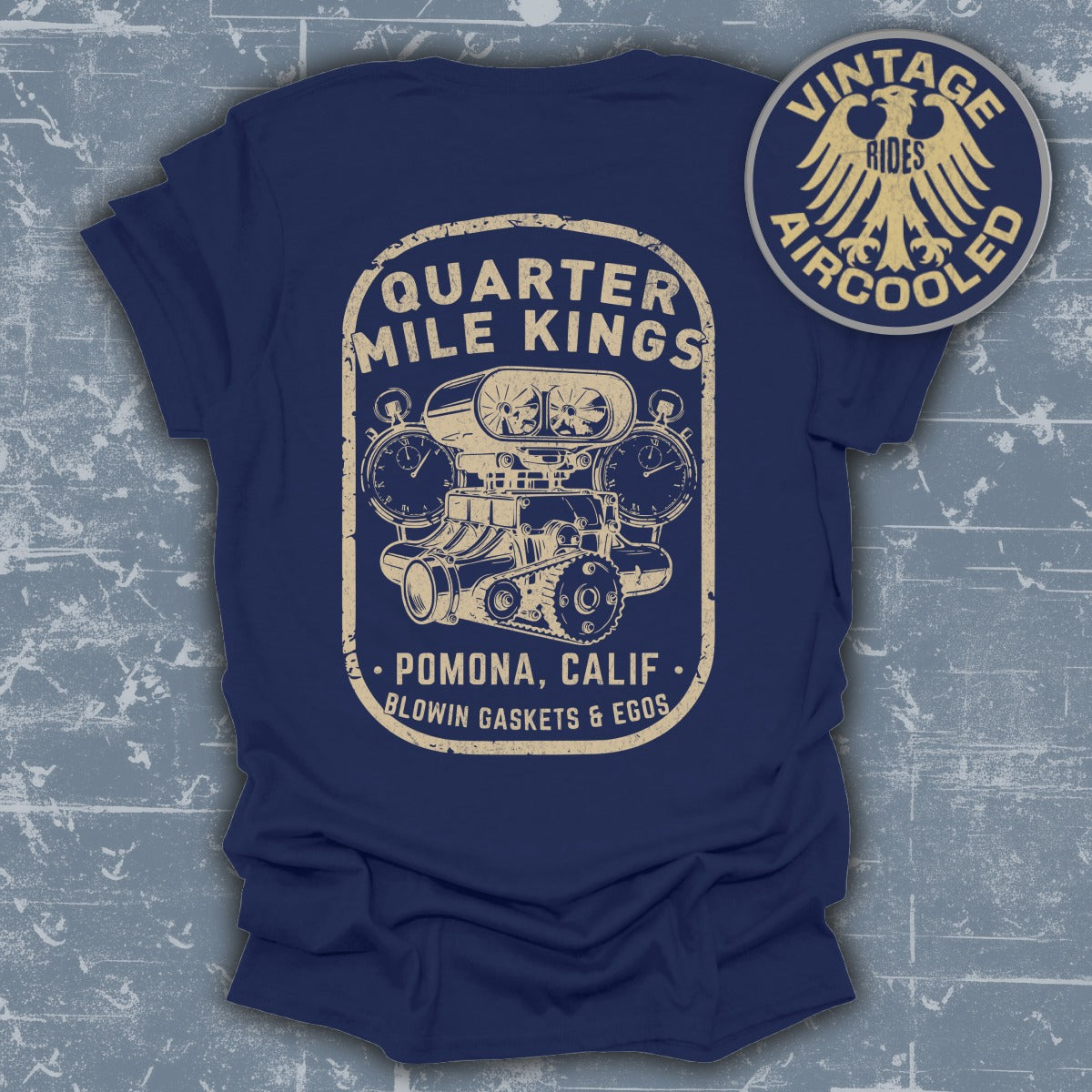 Quarter Mile Kings Pomona Calif Vintage Rides Shirt