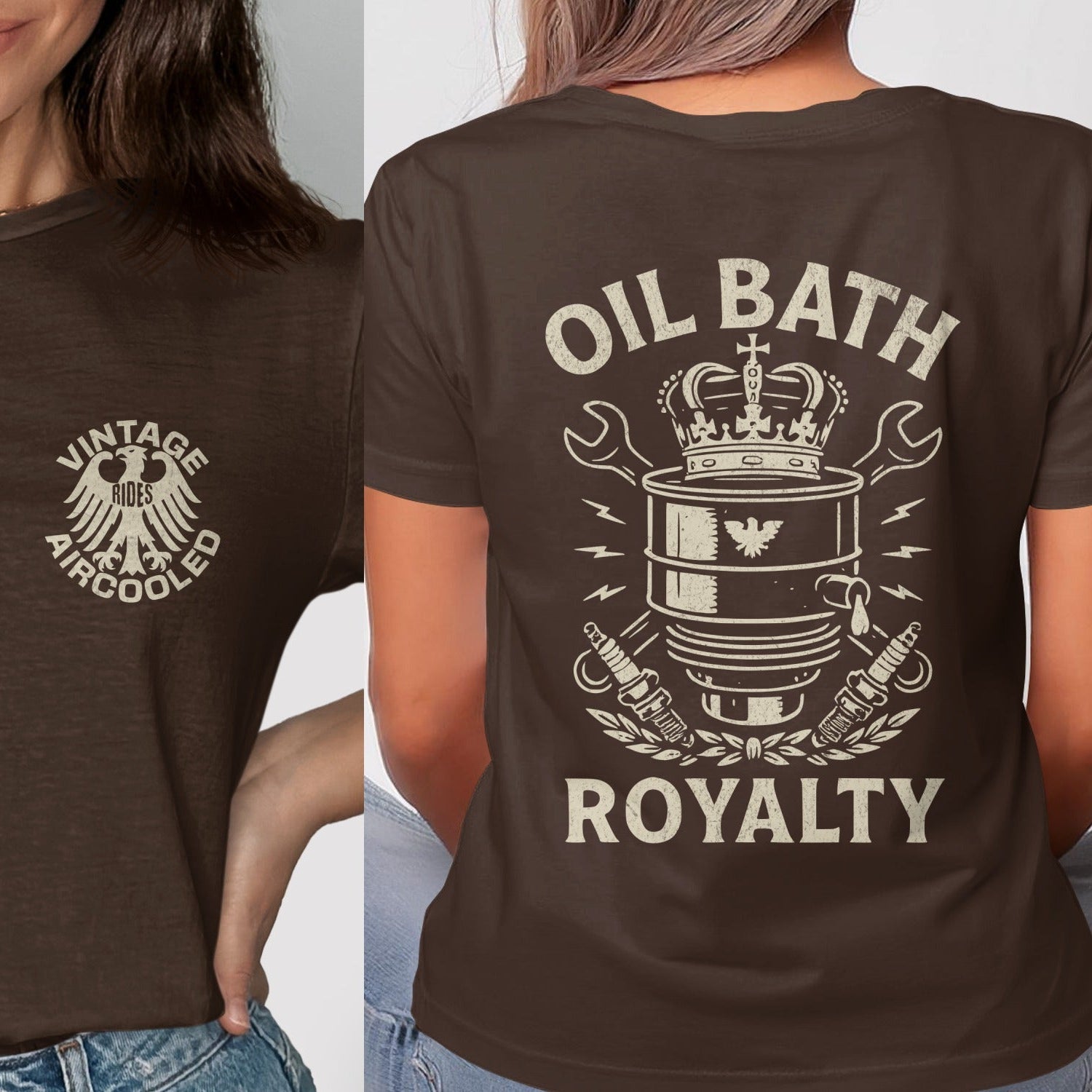 Vintage Aircooled Oil Bath Royalty T-shirt product type