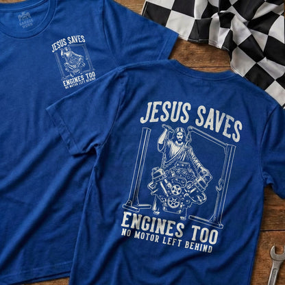 Jesus Saves Engines Too No Motor Left Behind product type