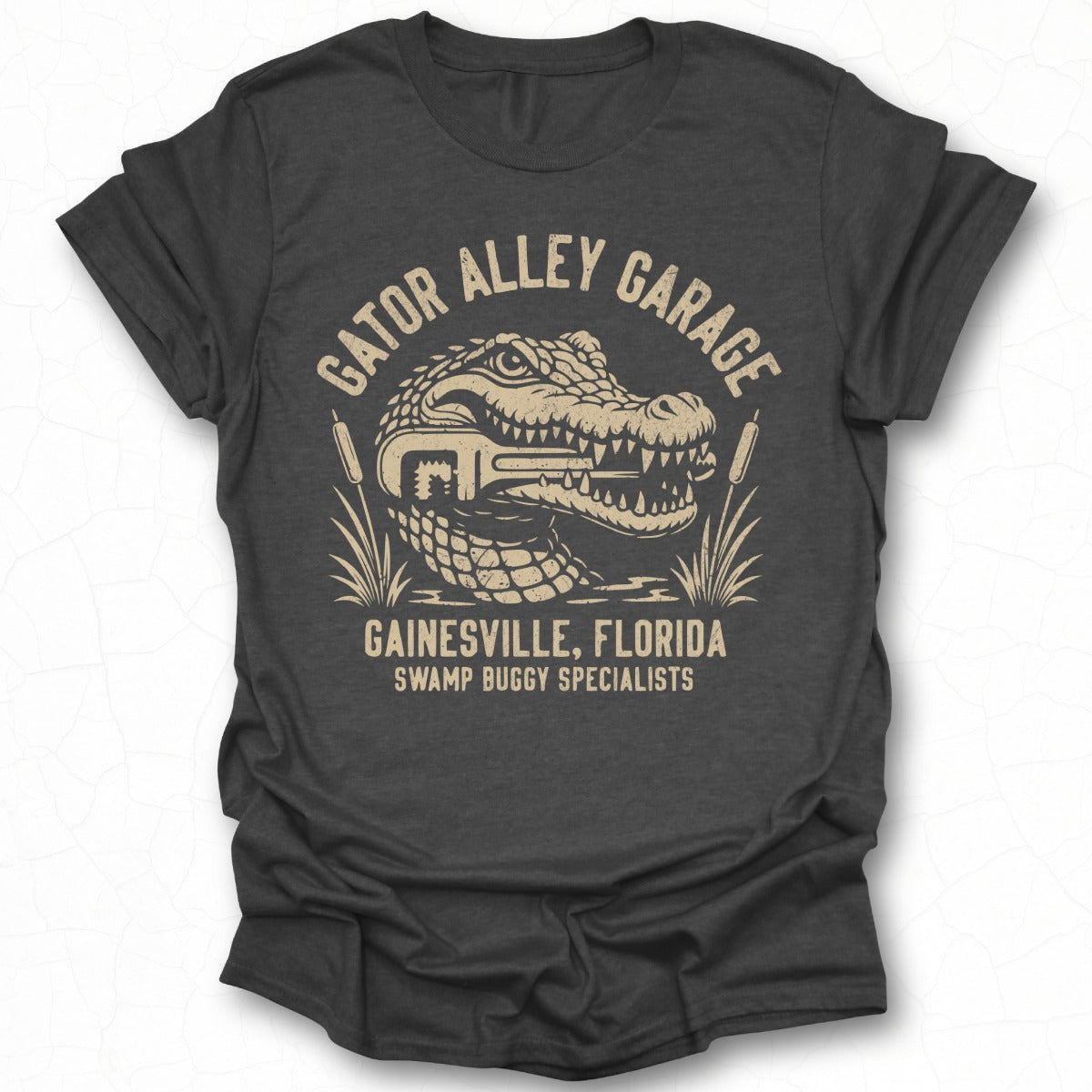 Gator Alley Garage Gainesville Florida Swamp Buggy T-shirt