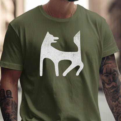 Stylish Graphic Dog Print Casual T-Shirt product