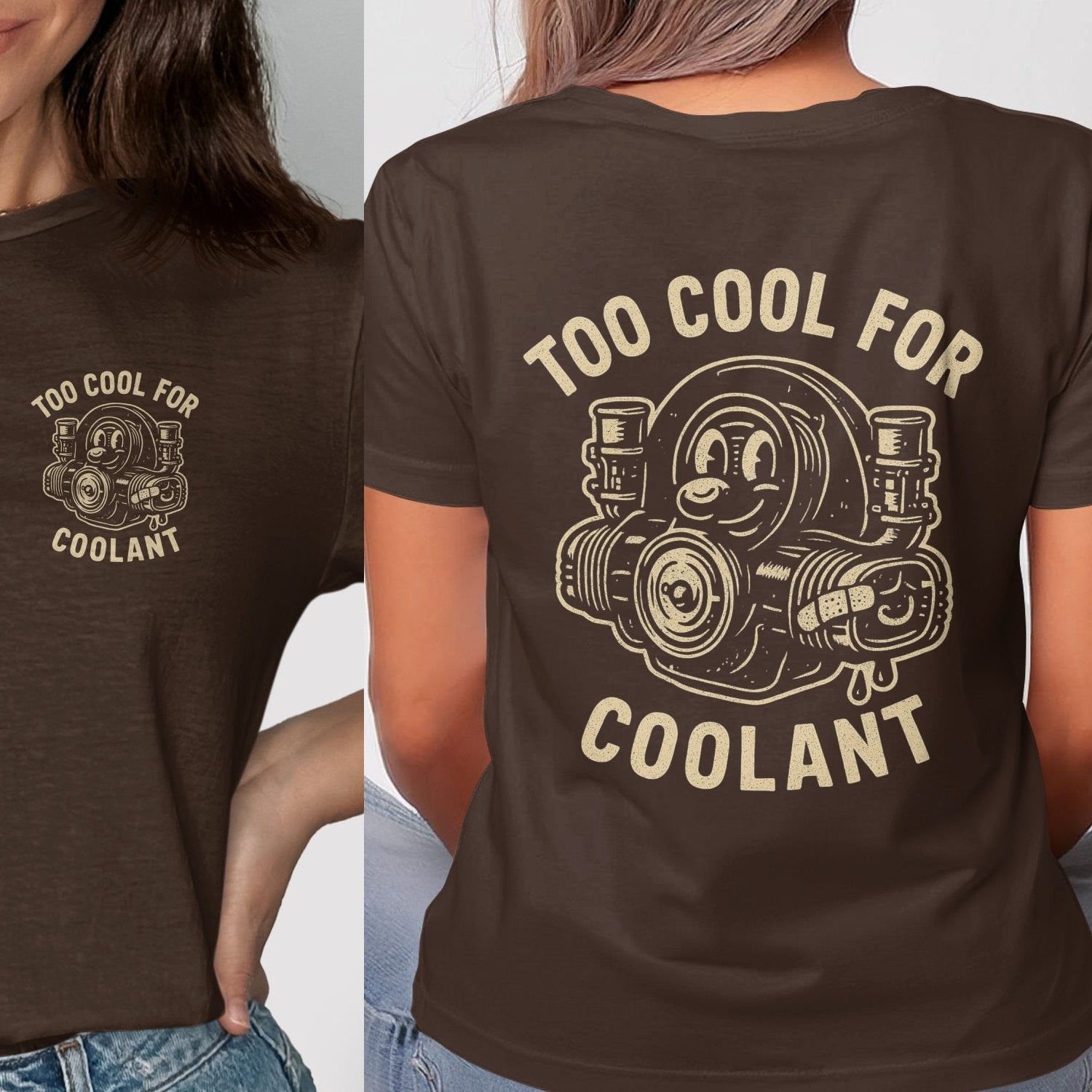 TOO COOL FOR COOLANT Graphic Tee product