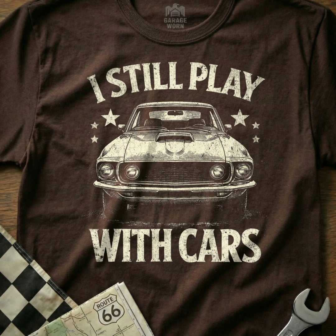I Still Play with Cars Graphic Short Sleeve T-shirt