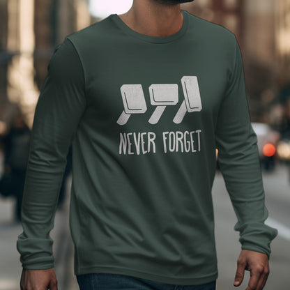 Retro Tech Never Forget Long Sleeve Shirt Product