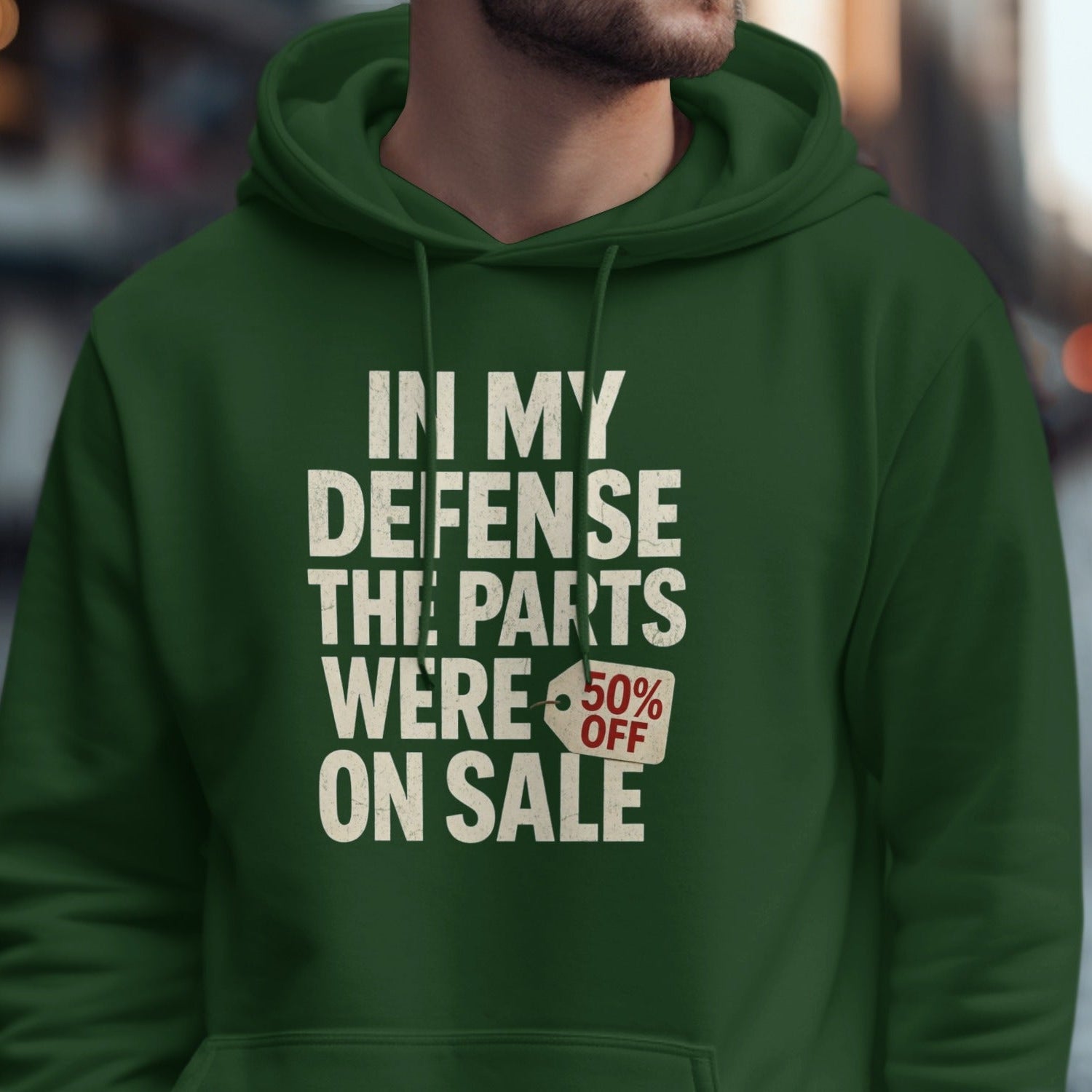 In My Defense The Parts Were On Sale Hoodie